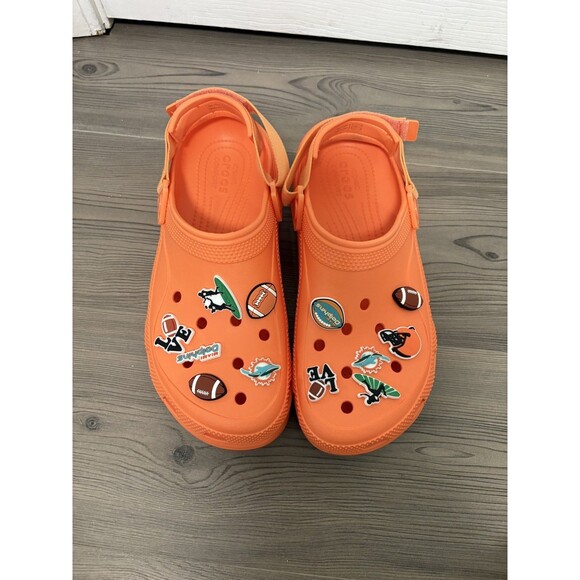Crocs Hiker Xscape Clogs Chunky Platform Slip In Iconic Comfort Orange main image 9